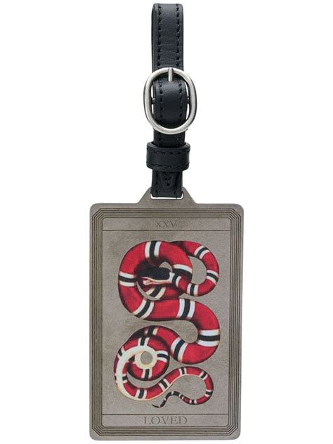 luggage tag gucci|Gucci luggage black.